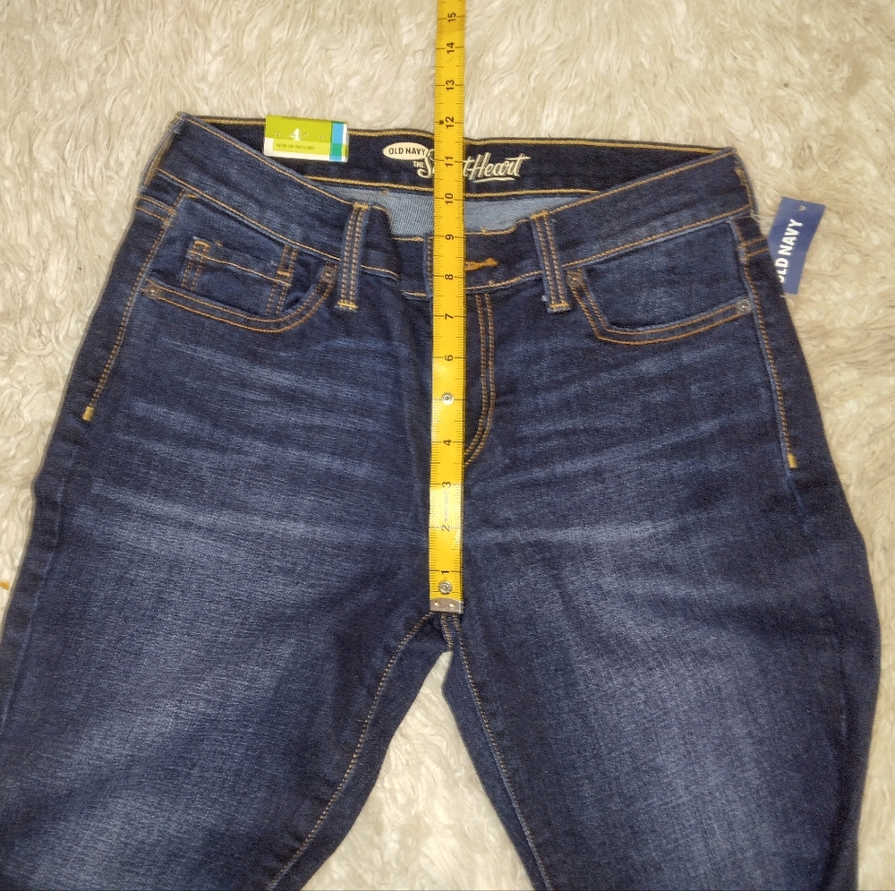 Old Navy The Sweetheart Denim Jeans Size 4 - Picture 7 of 10